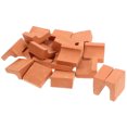 thumbnail image 1 of NIYANGLE 20 Pcs Brique de Porte Miniature Couleur Chocolat pour Modèles de Bac à Sable, 1 of 6
