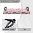 thumbnail image 4 of Xoenoiee Pink Floral Butterfly Pattern Golf Cart Seat Covers, Club Car Seat Covers for EZGO Yamaha, Golf Cart Seat Blanket Covers for 2 Person Seats, Summer Golf Cart Seat Towel, 4 of 5