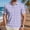White, variant on Mens Polo Shirts Short Sleeve Big and Tall Button Up Golf Shirts Polo Collar Breeze Blouses Camo Dry Fit Spring Tee, 3XL