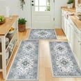 thumbnail image 2 of Boho Kitchen Rugs Sets of 3 Farmhouse Kitchen Runner Rugs and Mats Non Skid Washable Kitchen Mats for Floor Cushioned Waterproof Kitchen Floor Mat Laundry Room Area Rug Runner Carpet, 2 of 6
