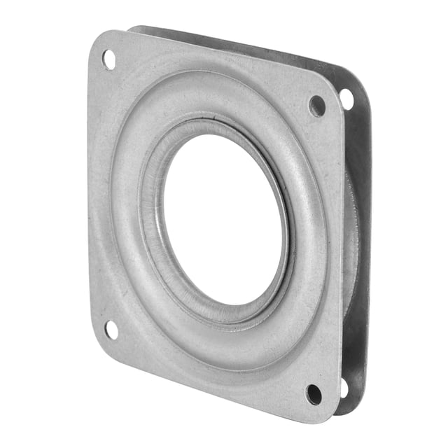 Plateau Tournant Carré Universel Présentoir Base Roulement Rotatif Robuste Rotation 360 Degrés Remplacement pour Meubles