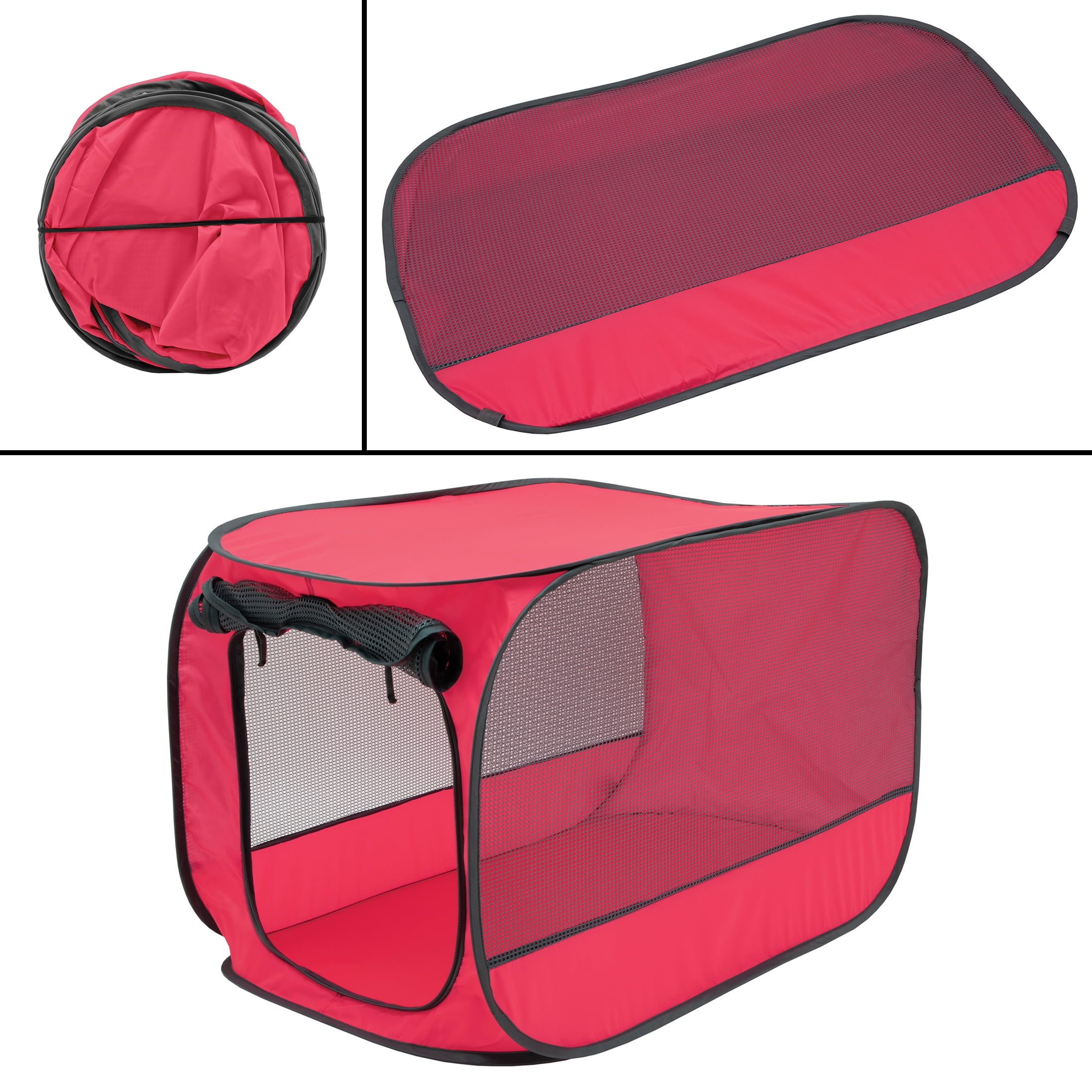 Vibrant Life Pet Kennel for Dogs, Hard-Sided Pet Carrier, Extra Small, 23in Length