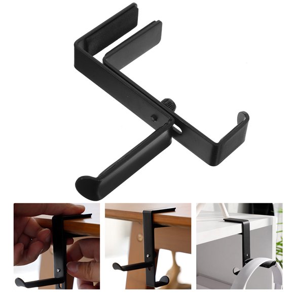 FENGGUIQU 1Ud Soporte De Pared Para Auriculares Negro De Material Resistente Y Duradero
