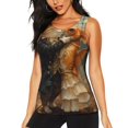 thumbnail image 1 of Balery Cat Fish Dance Vintage Camiseta sin mangas estampada ligera para mujer, tops de entrenamiento sin mangas, camisetas de yoga transpirables de secado rápido.-Large, 1 of 7