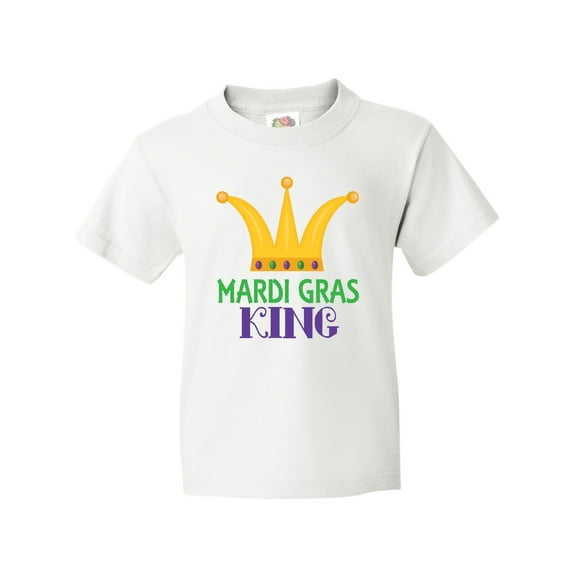 Inktastic Mardi Gras King Celebration Party Youth T-Shirt