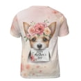 thumbnail image 2 of Happy Mother's Day Toy Fox Terrier with Flower Crown and Greeting Card All Over Print 3D Shirt Unisex Merch Dog Lover - 13004, 2 of 6