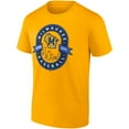 thumbnail image 2 of Men's Gold Milwaukee Brewers Iconic Glory Bound T-Shirt, 2 of 3