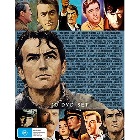 Gregory Peck Collection - 10-DVD Boxset ( MACARTHUR / ARABESQUE / THE GUNS OF NAVARONE / OLD GRINGO / CAPE FEAR / CAPTAIN NEWMAN, M.D. / THE WORLD IN [ NON-USA FORMAT, PAL, Reg.4 Import - Australia ]