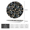 thumbnail image 2 of Daiia Dogs Printed Pattern Ceramic Plate Dinner Plates Bone China Decorative Plates with Display Stand Art Ceramic Ornaments for Wall Hanging Decoration-7in, 2 of 6