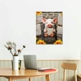 thumbnail image 2 of Nawypu Funny Pig Bathroom Wall Art Farmhouse Cute Pig Bathroom Pictures Wall Decor Pig on Toilet Canvas Painting Print Rustic Bathroom Sign Please Sit Yourself Prints Artworks Framed Toilet Wc Bar, 2 of 4