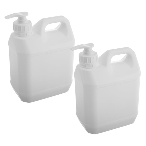 Luxshiny 2Ud Envases Dispensadores De Plástico Reutilizables Para Champú Y Gel Corporal En Casa