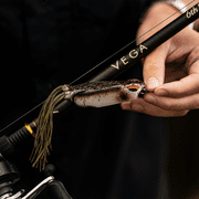 6th Sense Vega Frog Topwater Frog Bass Fishing Lure Walk Skip Spit and Pop Action with 5/0 Braid Hook