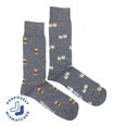 thumbnail image 1 of Friday Sock Co. Men's Whiskey & Glass Mismatched Socks, 1 of 4