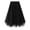 Black, variant on SWSMCLT Women's Layered Asymmetrical Tulle Skirts Tea Length Long Skirt Chiffon Tutu Mesh Midi High Waisted Black One Size