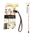 thumbnail image 1 of Bastones plegables y ligeros Merry Sticks para mujeres y hombres, ajustables y plegables para personas mayores, con ayuda para el equilibrio y la movilidad, mango ergonómico y correa de muñeca - Flore, 1 of 5