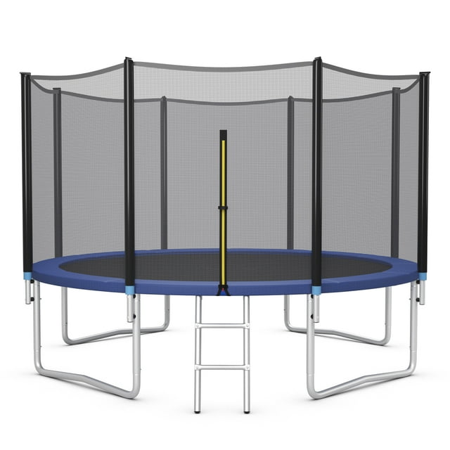 Patiojoy Trampoline 12 Pieds avec Filet de Sécurité et Tapis de Saut