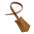 thumbnail image 4 of Colgante de bolso, etiqueta de mochila portátil con correa, decoración simple de maleta , MARRÓN Marrón, 4 of 8
