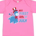 thumbnail image 4 of Inktastic My First 4th of July with Dinosaur Boys or Girls Baby Bodysuit, 4 of 5