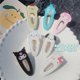 thumbnail image 3 of Kawaii Sanrio Anime Kuromi Melody Cinnamoroll Girl, horquillas con forma de gota de agua, Kit de Clip deslizante, accesorios para el cabello, regalo para bebé, 3 of 4