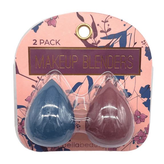 2 Pack Makeup Blender Sponges for Flawless Blending, Contouring, Precision, Ultra Soft, Versatile Beauty Tools for Smooth, Streak Free Application of Liquid, Cream, Powder Products, Blue, Burgundy