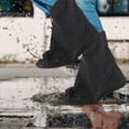thumbnail image 4 of GOOHOCHY 1Par Cubrebotas Impermeables Negros Con Cremallera Y Suela Antideslizante Para Uso Lluvia, 4 of 8