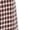 Coffee White, variant on Women's Pockets Retro Plaid Square Neckline Spaghetti Strap Flounce Tea-Length Dress for Daily Wear Red & White M