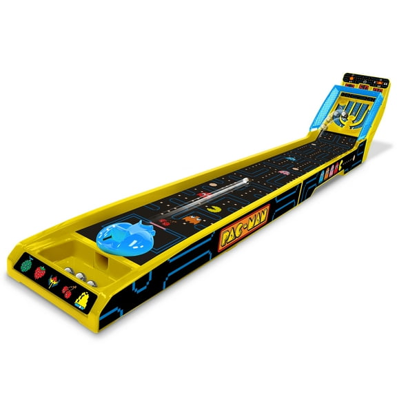 Pac-Man: Arcade Alley-Ball - Premium Series, 3 Foot Track, Lights & Sounds Tabletop Game, LED Scoreboard, Licensed, Adults & Kids 6 , 1-2 Players