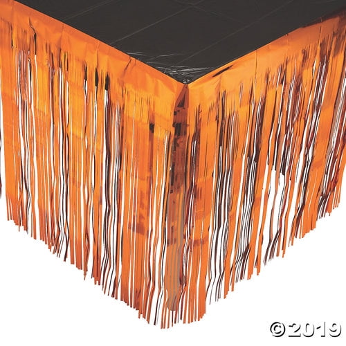 fringe table skirt walmart