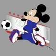 thumbnail image 2 of Boy's Mickey & Friends Mickey Mouse Soccer Japan  Pull Over Hoodie Athletic Heather Large, 2 of 4