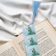 thumbnail image 6 of Kdxio Dog Wrapped in Towel Print Metal Tassel Bookmarks,Perfect Gift for Art Lovers and Bookworms Metal Bookmarks for Women, 6 of 8