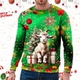 thumbnail image 4 of GDREDA Chandail Sans Capuche pour Homme - Haut de Sport Polyvalent D'Hiver à Col Rond pour Tenue de Rue Décontractée D,TG, 4 of 4