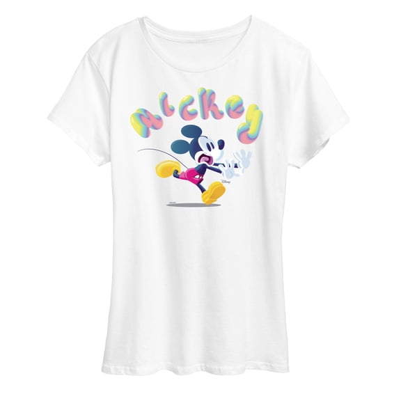 Disney - Mickey Run - Women's Short Sleeve Graphic T-Shirt