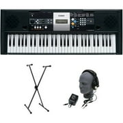 Yamaha PSR-E233 61-Key Premium Portable Keyboard Package with Headphones, Stand and Power Supply