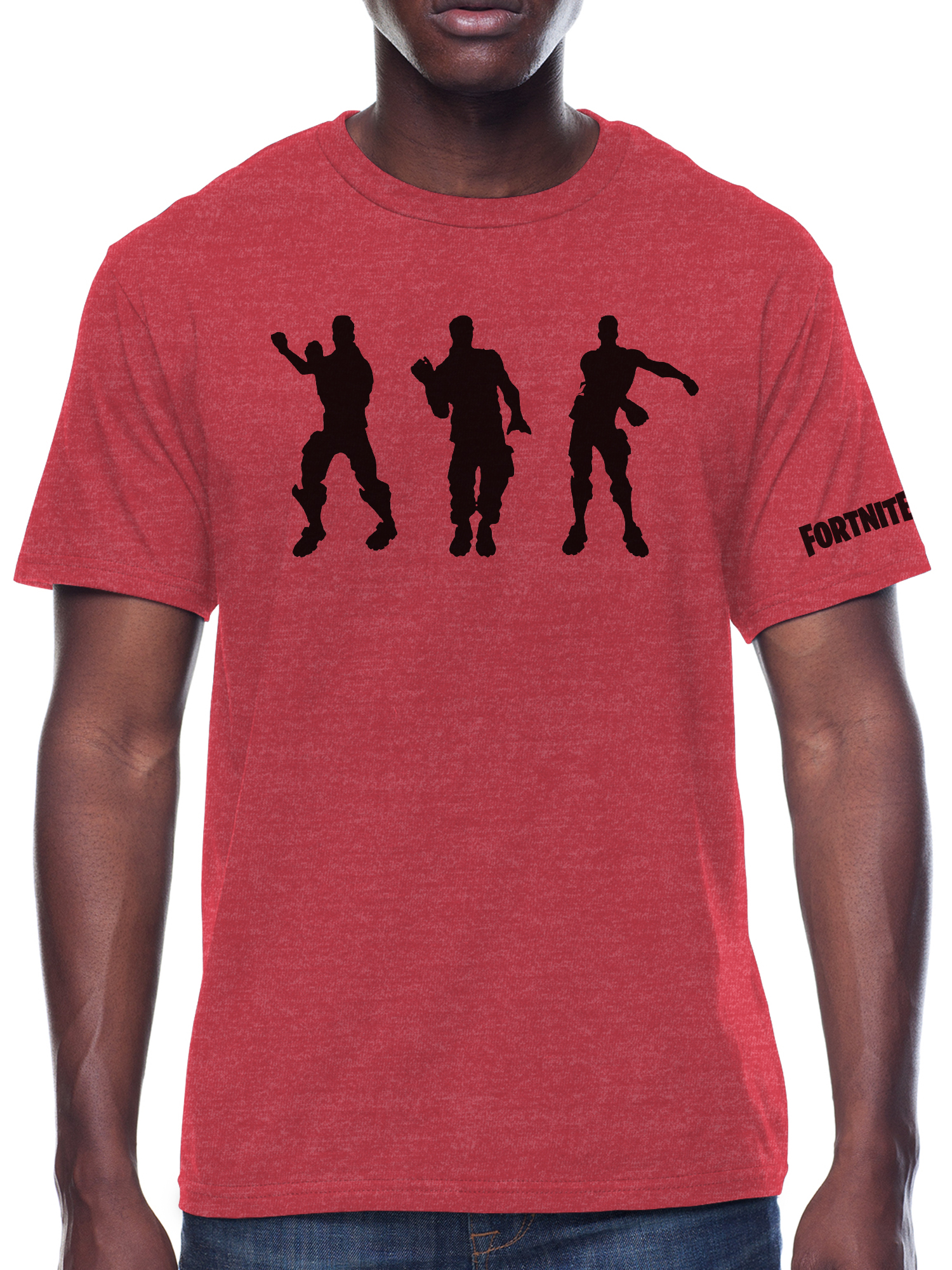 Fortnite Three Dancers Men's and Big Men's Graphic Tshirt