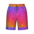 thumbnail image 6 of KLL Holiday Shiny Men's Casual Summer Beach Shorts Hawaiian Shorts with Pockets-3X-Large, 6 of 6