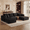 Black, variant on Cubente 134.7" Modular Cloud Sectional Sofa, Cloud Boneless Couch No Assembly Required Reversible U-Shaped Couches with Chaise, Oversized Sofa with 4 Seats for Living Room