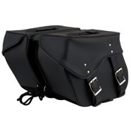 Milwaukee Leather SH57401ZB Large Zip-Off PVC Throw Over Motorcycle Saddlebags e