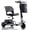 Gunmetal, variant on Upgrade Mobility Scooter Lightweight Foldable,All Terrain Mobility Scooters for Seniors & Adults,Arshin 300lbs Electric Wheelchair Strong Device for Travel,2 Batteries,Variable Speed(Gunmetal)