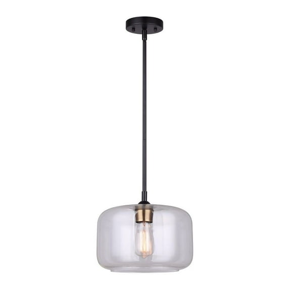 IPL778B01BKG Canarm Inc Fauna - 1 Light Pendant-10 Inches Tall and 11 Inches Wide