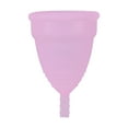 thumbnail image 2 of Copa menstrual femenina reutilizable de silicona para higiene femenina, herramienta para el cuidado de la salud menstrual (rosa S), 2 of 8
