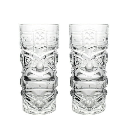 

2Pcs Personalized Cocktail Cups Face Shaped Glass Cups Creative Cocktail Mugs
