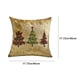 thumbnail image 3 of Christmas Pillow Cover Santa Claus Christmas Tree Printed Embroidery Cushion Pad Holiday Decoration Cushion Cover, 3 of 7