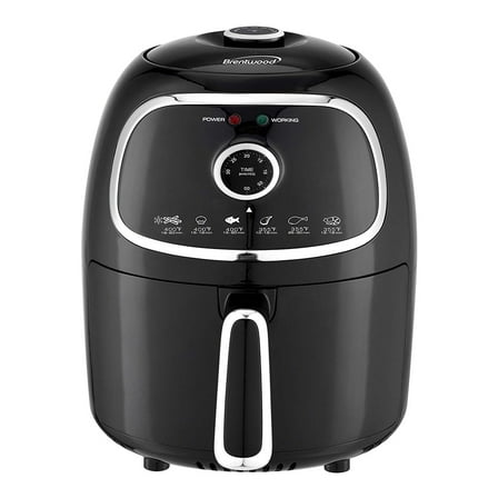 Brentwood  2 Quart Small Electric Air Fryer Black