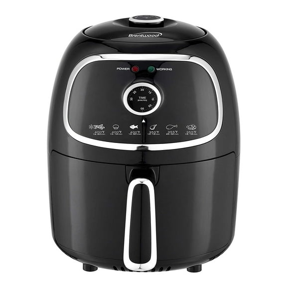 Brentwood  2 Quart Small Electric Air Fryer Black
