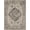 Sand Beige Grey, Pattern 7, variant on ODIKA Vintage Faded Motifs Distressed Interlocking Border Abstract Flowing Dynamic for Dorm Room, Small Living Apartment, Stain Resistant Low Profile