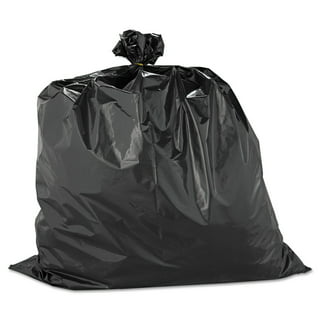 FLEX-O 55 Gallon Capacity 36 in. x 56 in. Heavyweight Trash Bags - Black  (Box of 30 Each) 