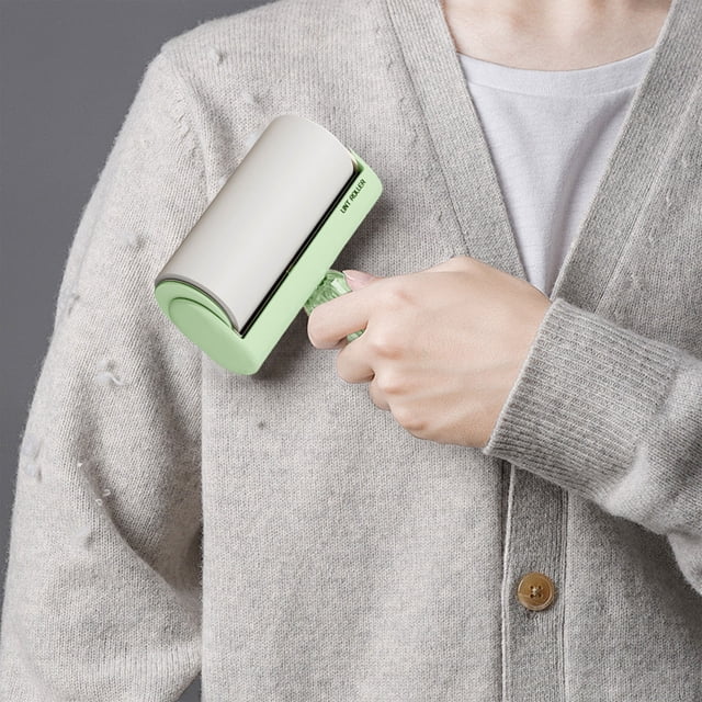 Ganfancp Tambor-Tipo de Pelo Pegado Dispositivo para La Ropa y El Sofá Eliminación de Suciedad El Papel Puede Colgar El Rodillo Del Pelo Del Dispositivo Del Retiro Del Pelo Ofertas Flash 1X Pegatinas