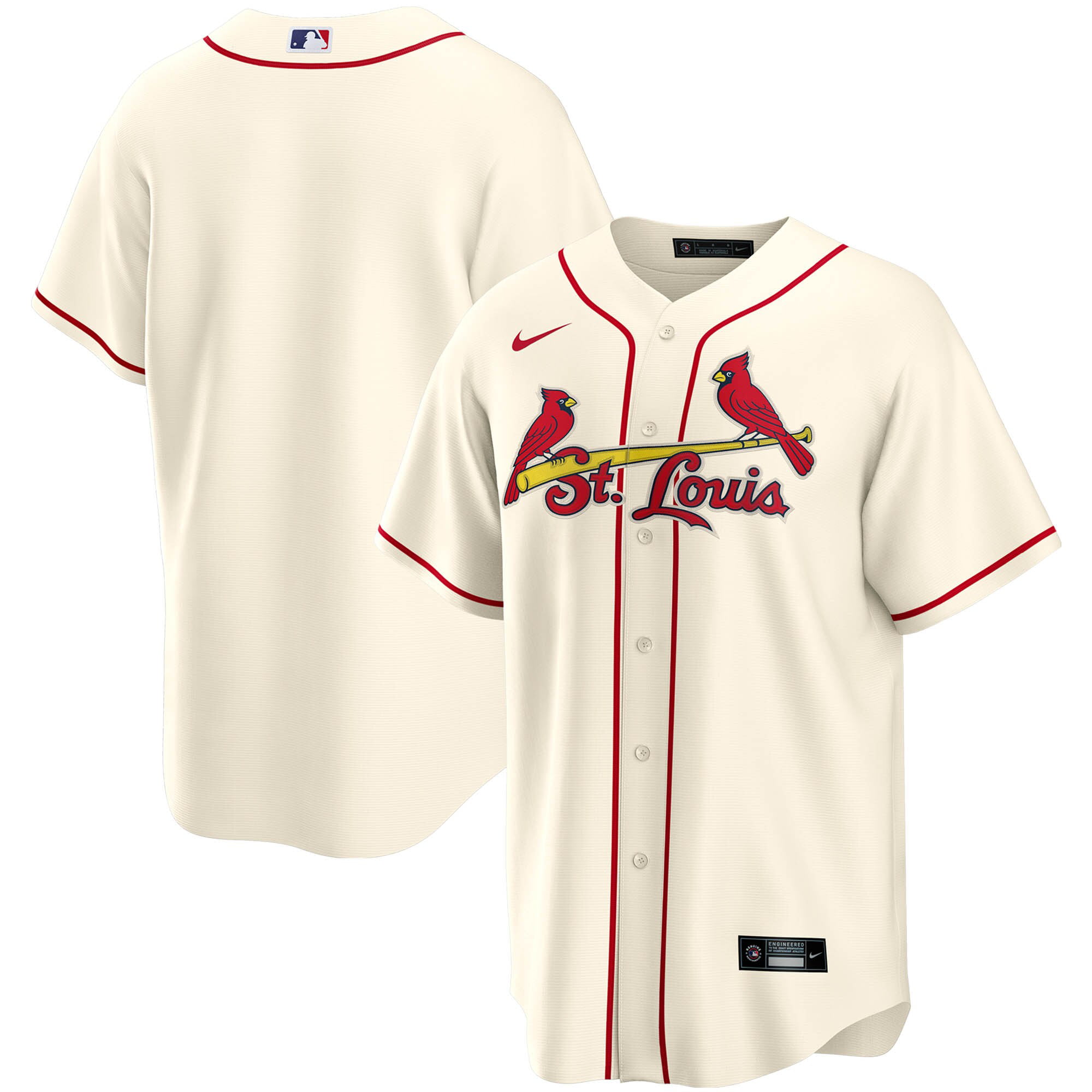 st louis cardinals cream jerseys