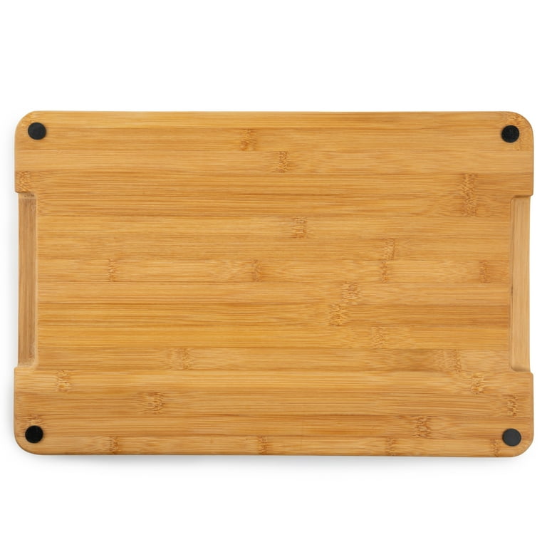 3 Different Sizes Of Bamboo Chopping Boards With Inner Handles