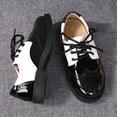 thumbnail image 5 of Gyujnb Boys Wingtip Dress Shoes Lace Up Low Top Formal Shoes (Little Boys, Big Boys),4.5-5 Years, 5 of 8